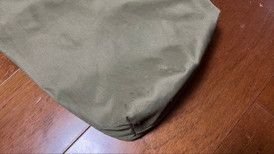 【廃盤品】DOD 座面ロゴ入り アウトドア ストレージベンチ カーキ