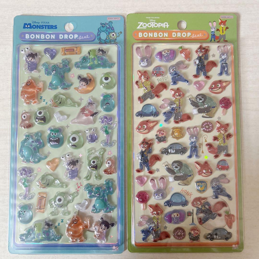 ボンボンドロップシール ディズニー 8種 コンプリートセット 正規品