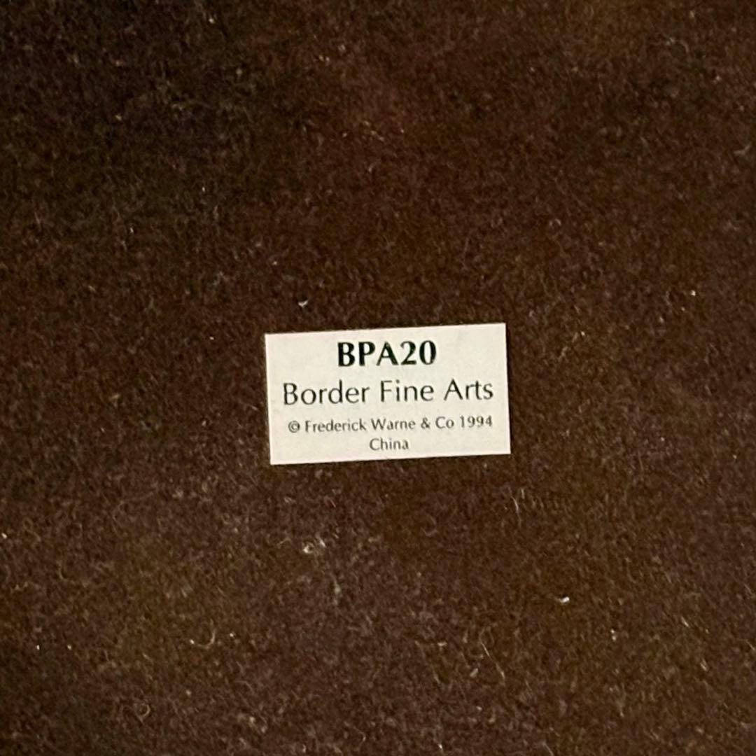 ピーターラビット　ボーダーファインアーツ　【ピーターラビットのブックエンド】