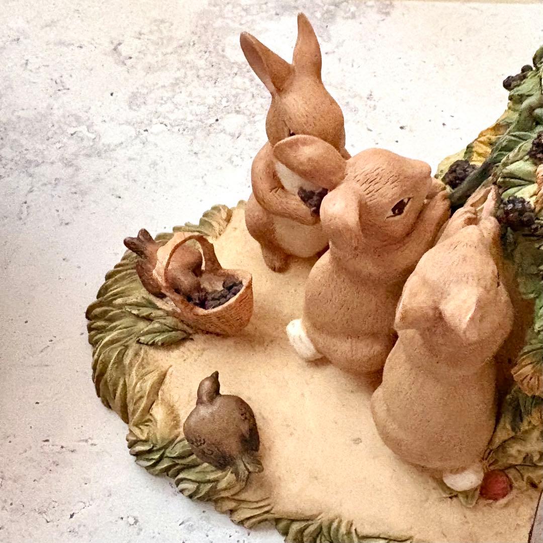 ピーターラビット　ボーダーファインアーツ　【ピーターラビットのブックエンド】