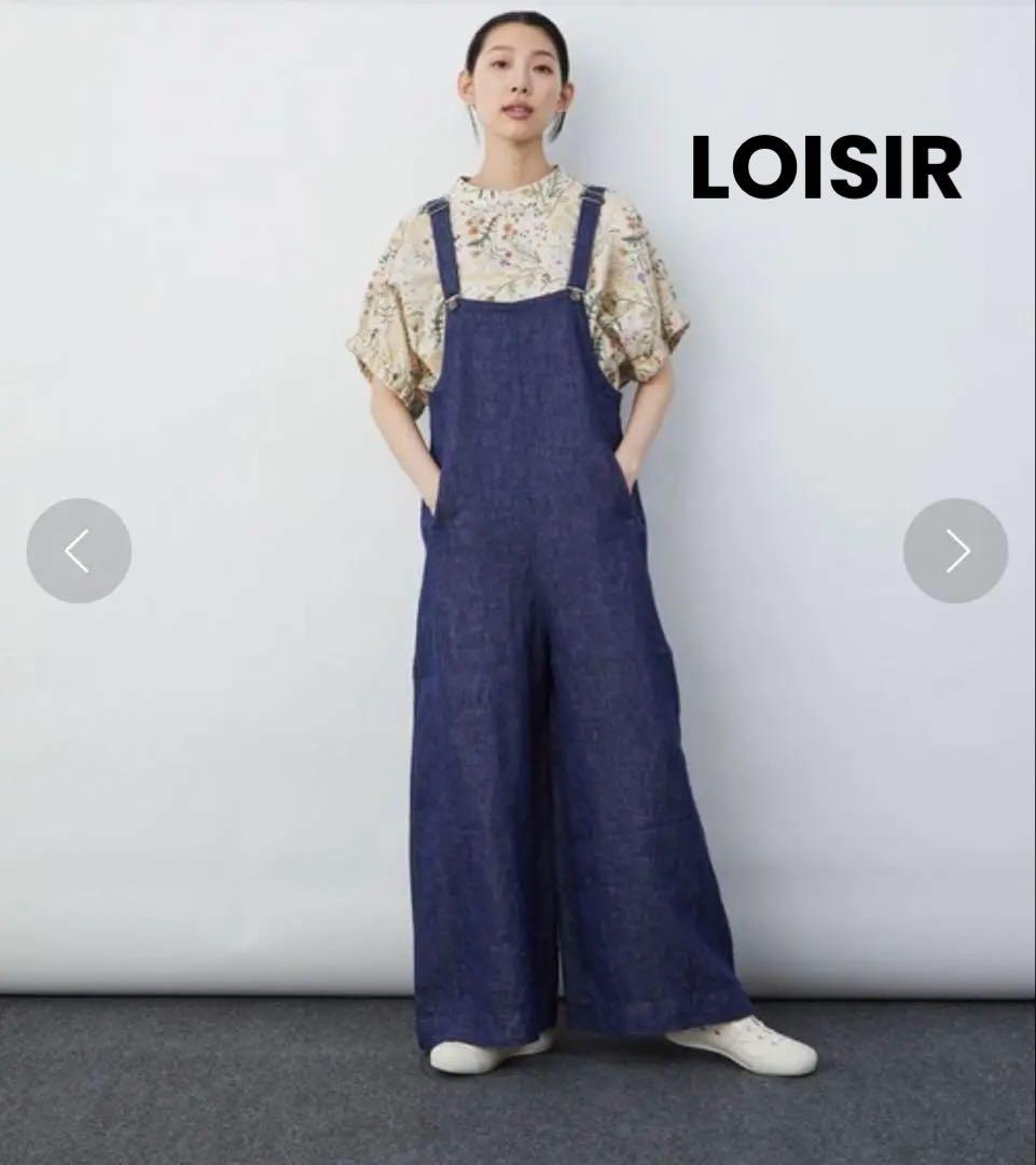新品✨LOISIR リネンツイルサロペット