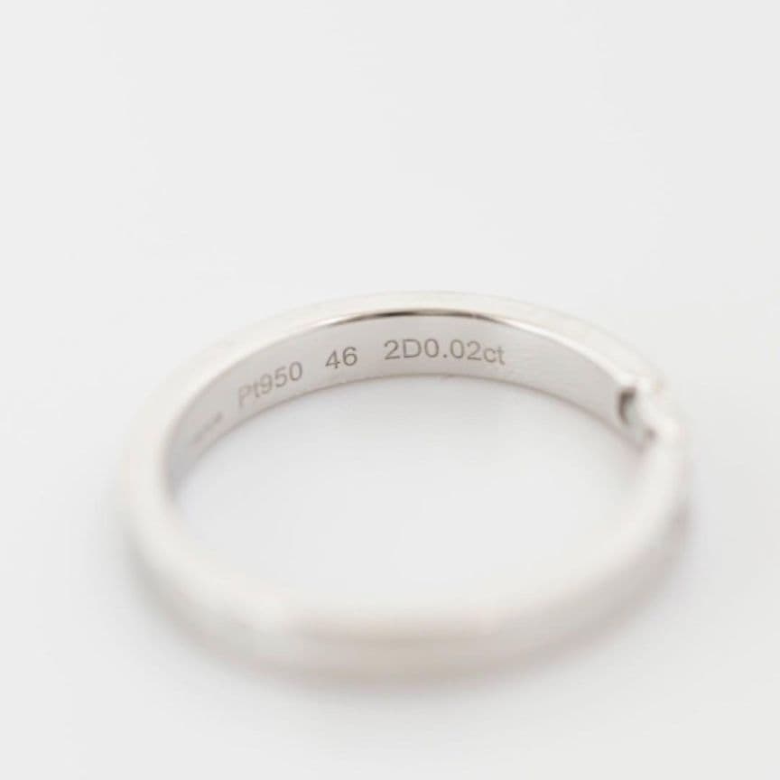 エルメス Pt950 エヴァー シェーヌダンクル リング 6号 リング