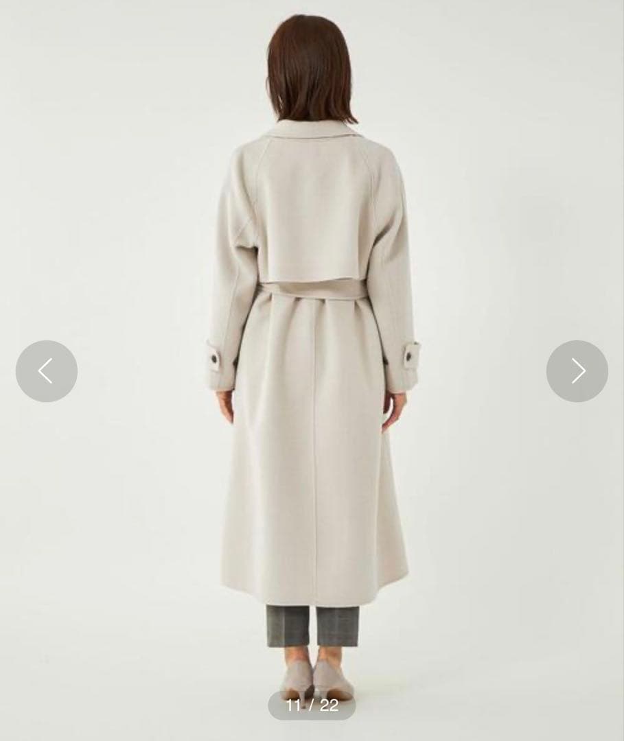 リバーロングトレンチコート green level relaxing コート