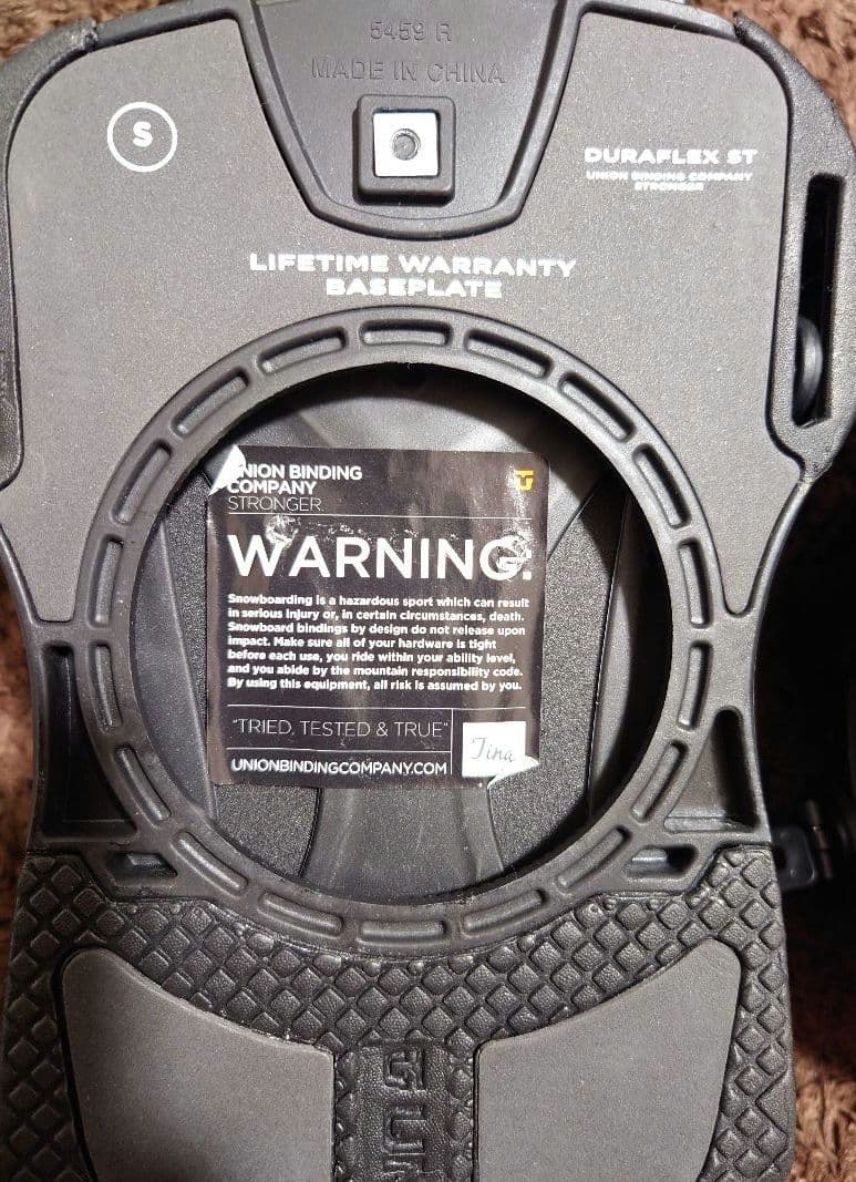 ユニオン　FORCE/フォース16-17ビンディングサイズS ☆送料込み☆