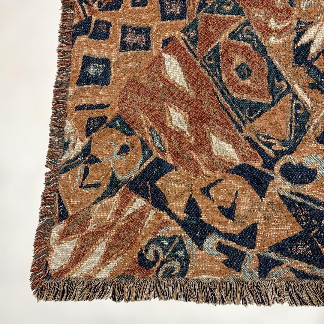 ネイティブ　柄　マルチカバー　ソファカバー　ヴィンテージラグ　185x120