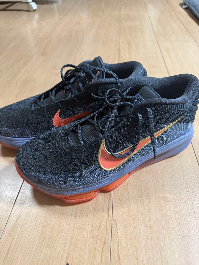 Nike バスケットボールシューズ ブラック/オレンジ