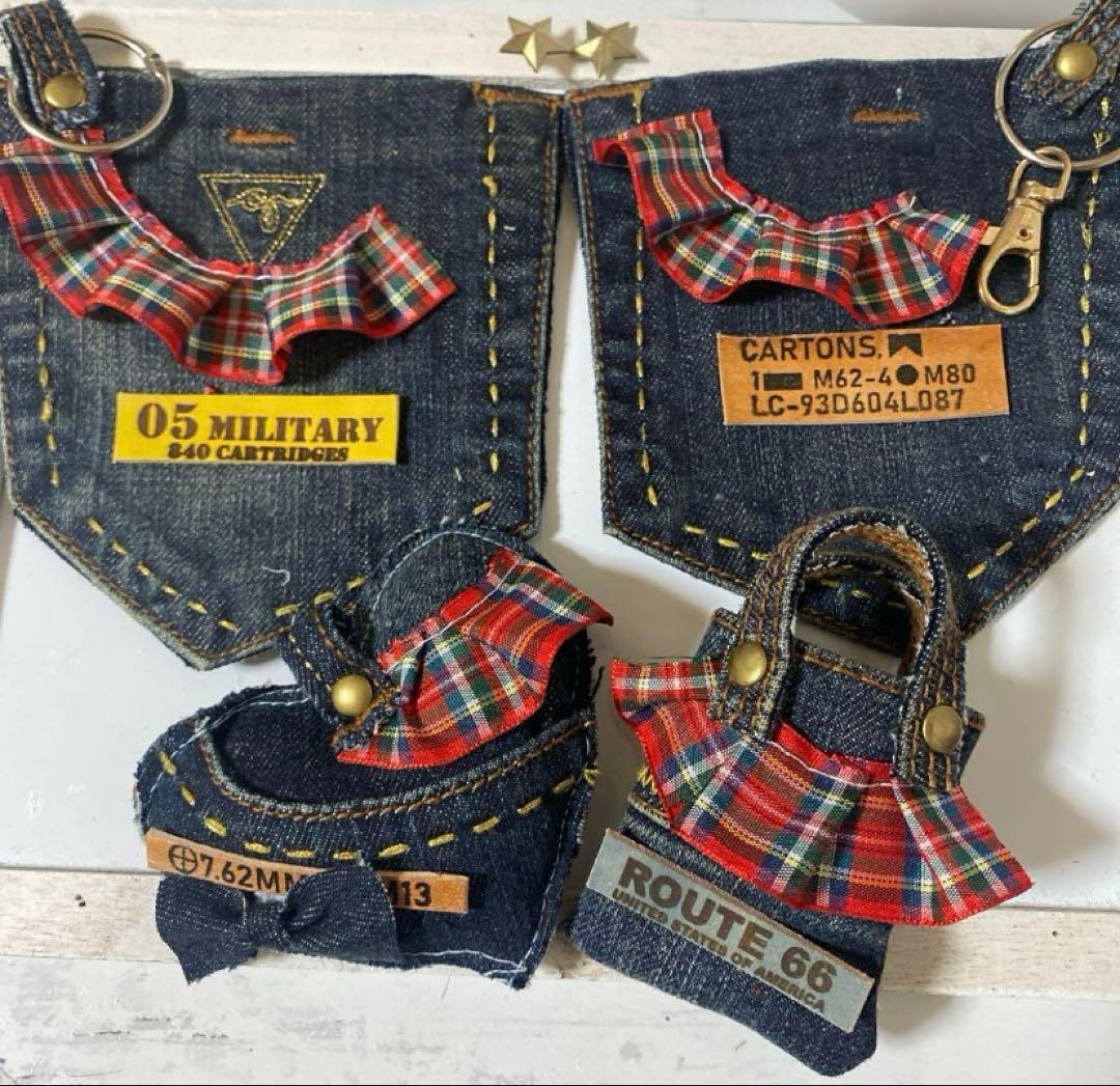 メグえもん★デニムリメイクチャーム