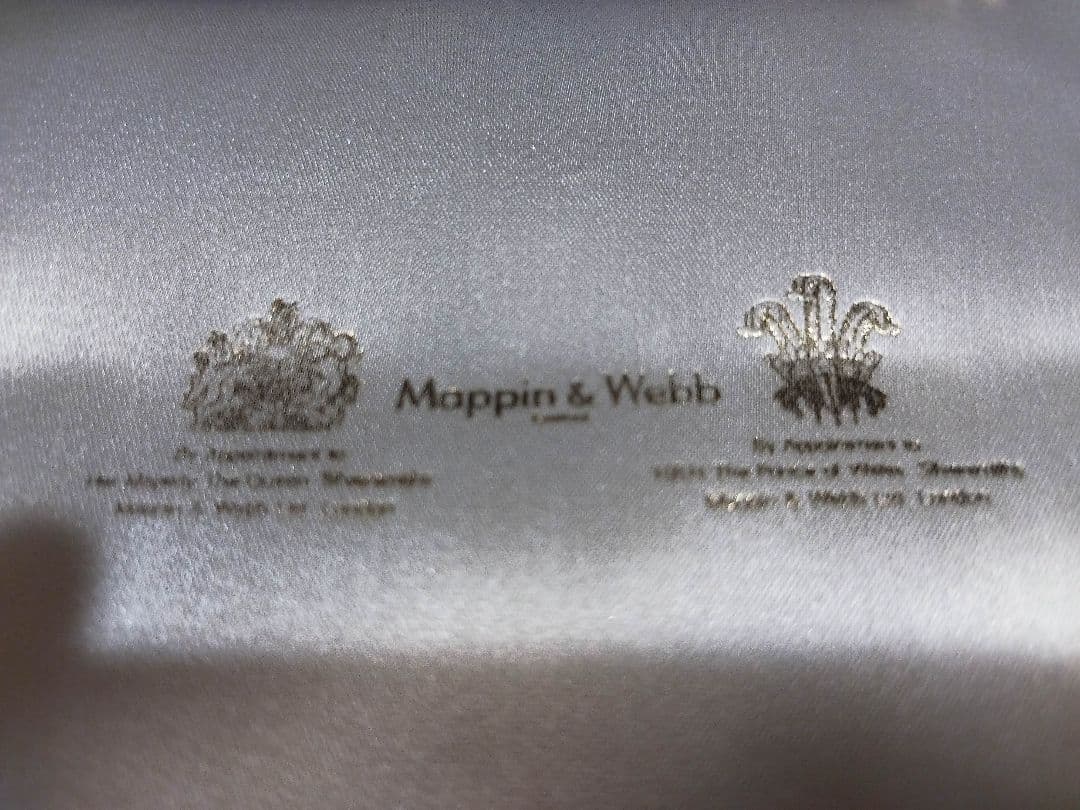 マッピンアンドウェッブの七宝ティースプーン