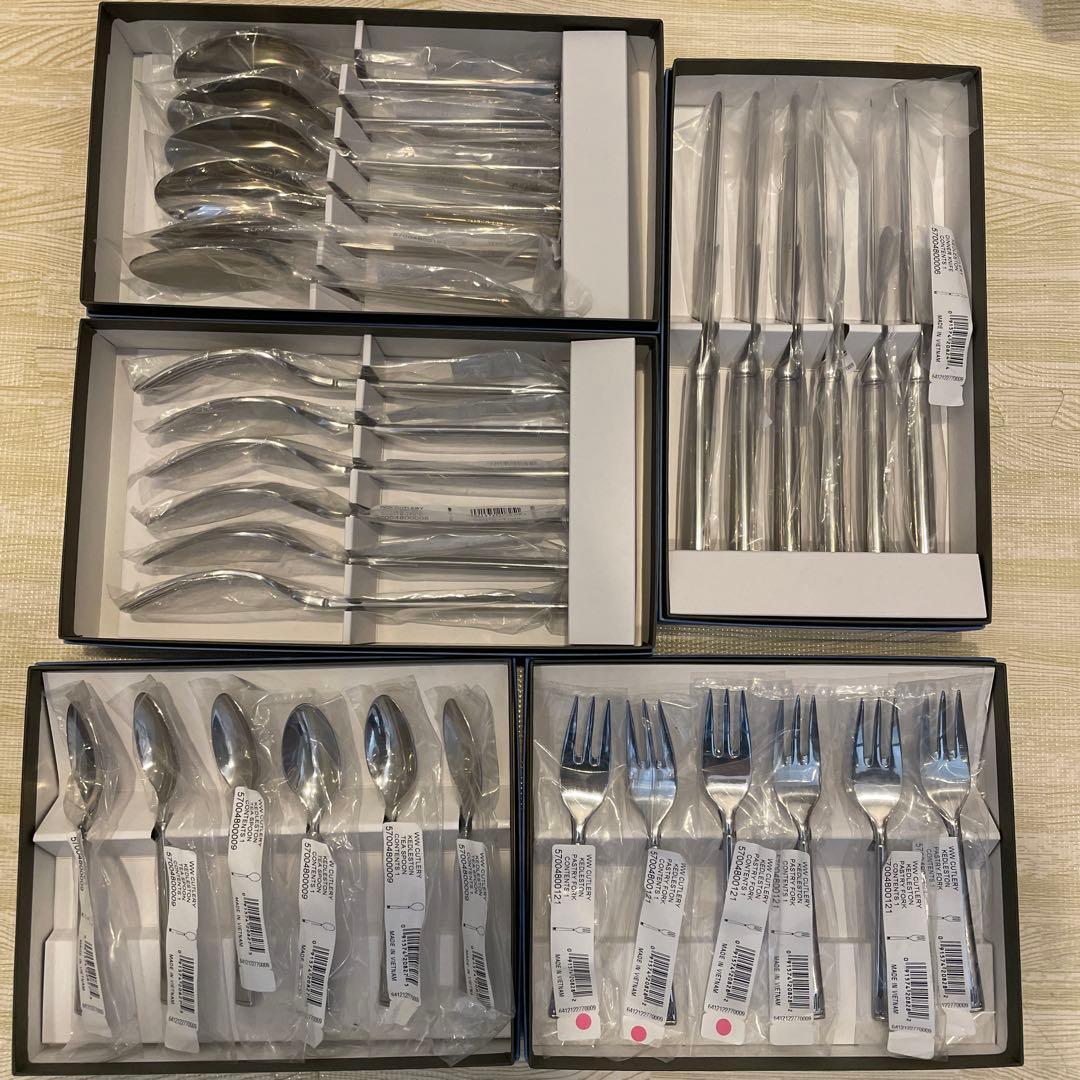 ウェッジウッド　カトラリー5種　各6本セット