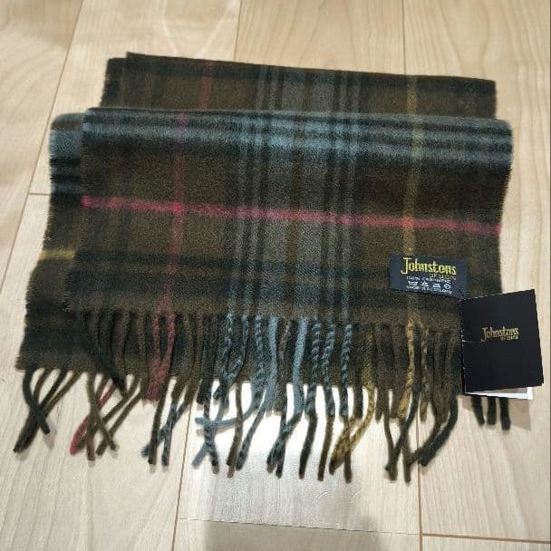 【新品未使用】Johnstons of Elgin　100%cashmere