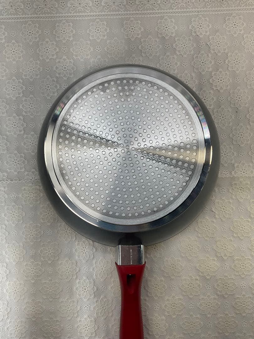 フレーバーストーンFlavorStone フライパン、鍋セット 2個 赤