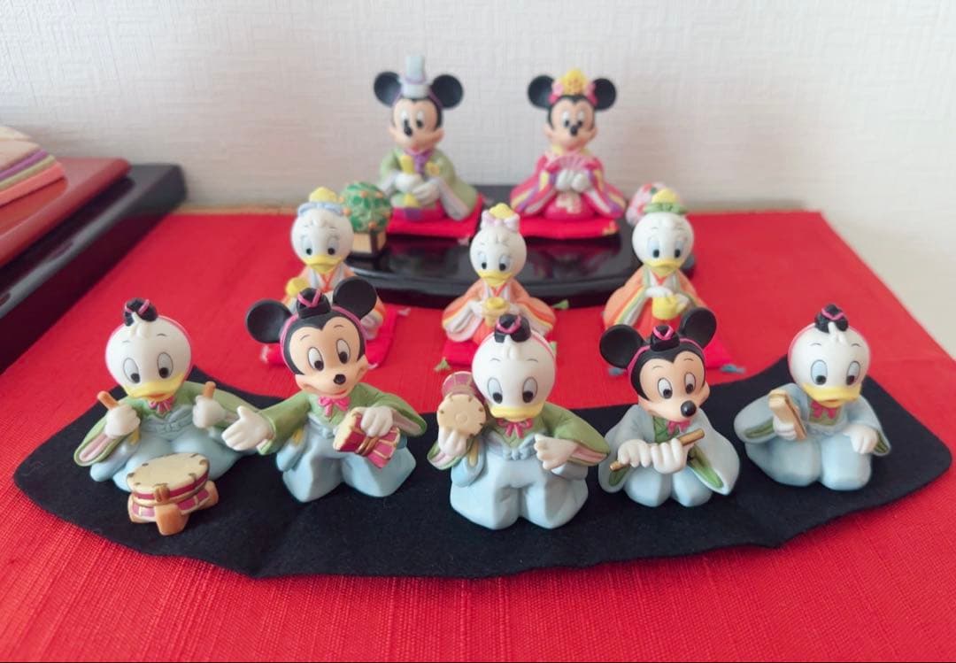 ディズニー陶器製雛人形セット
