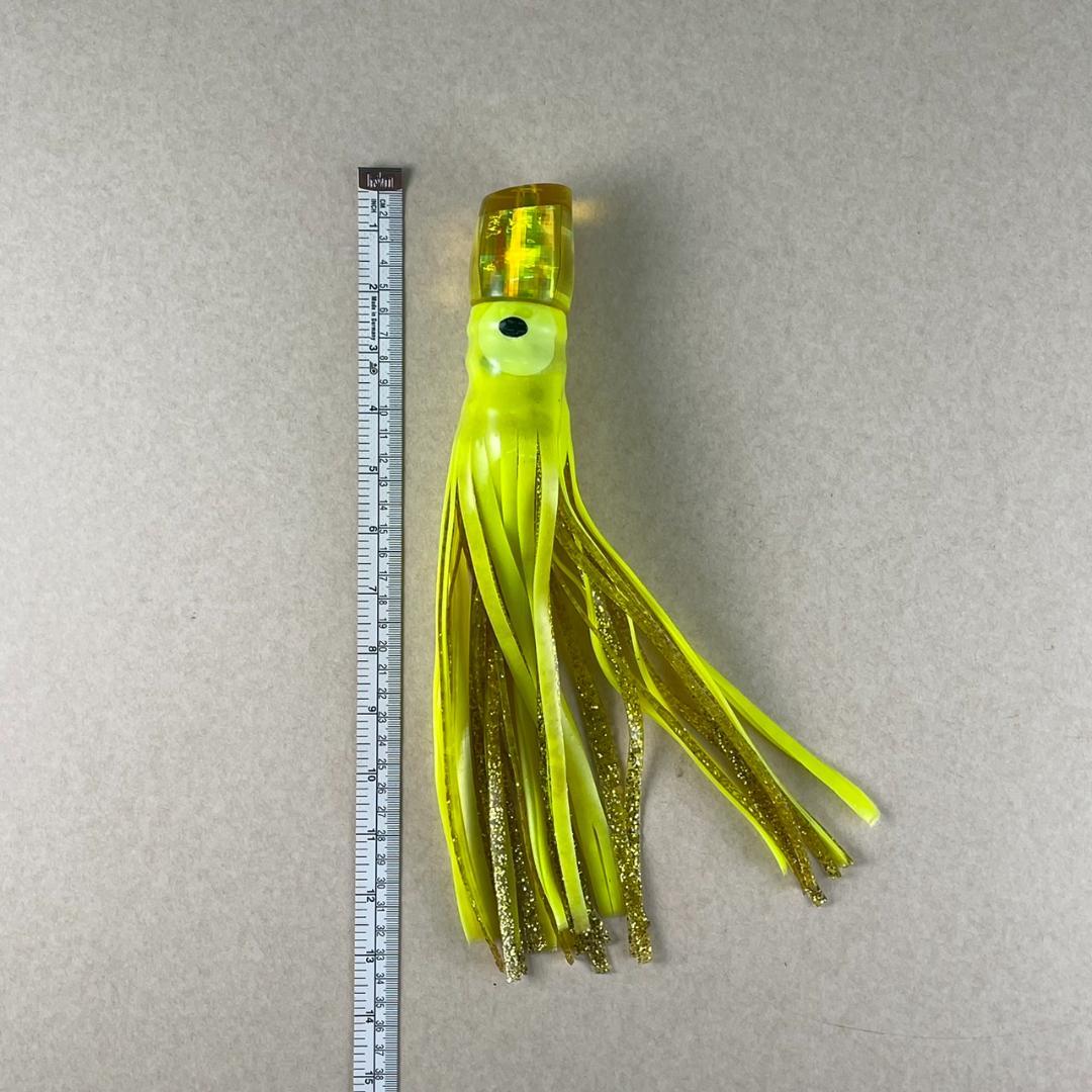 【未使用】スカートルアー 3本セット トローリングルアー　ソフトヘッド　カジキ