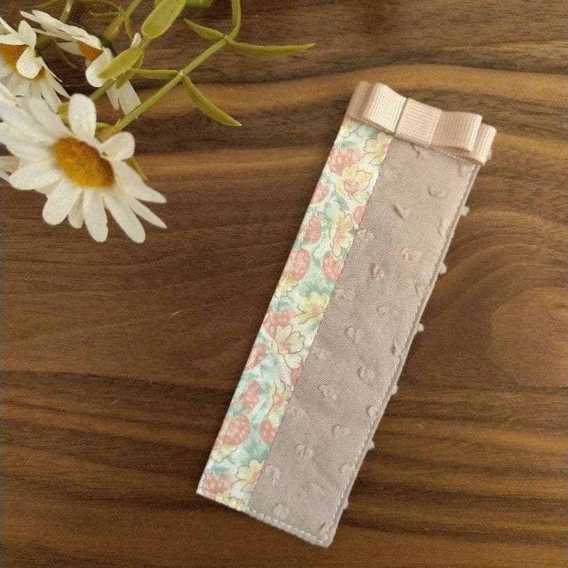しおり　ブックマーカー❁アシュテッド　リバティプリント使用　ハンドメイド