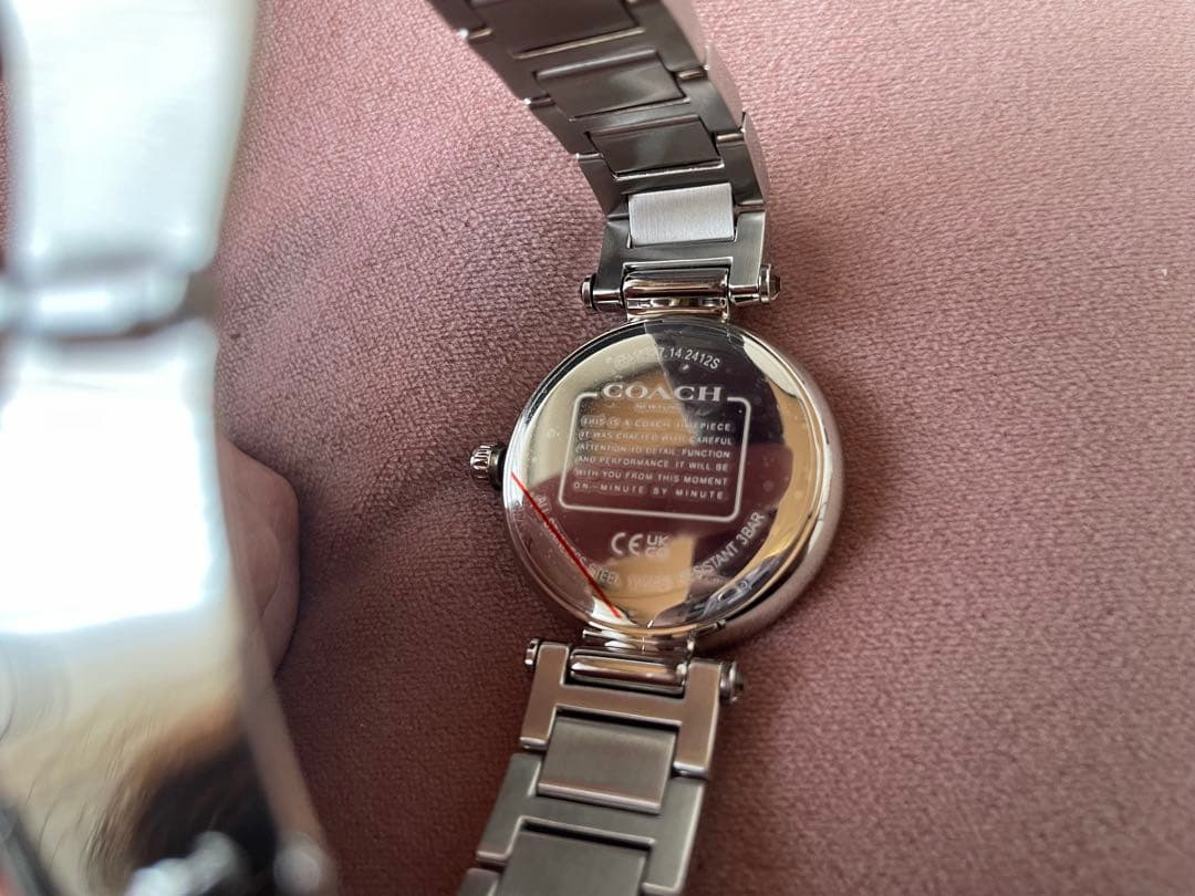 ち*ん様 【美品/稼動品】COACH ケリー ウォッチ 34MM レインボー 時