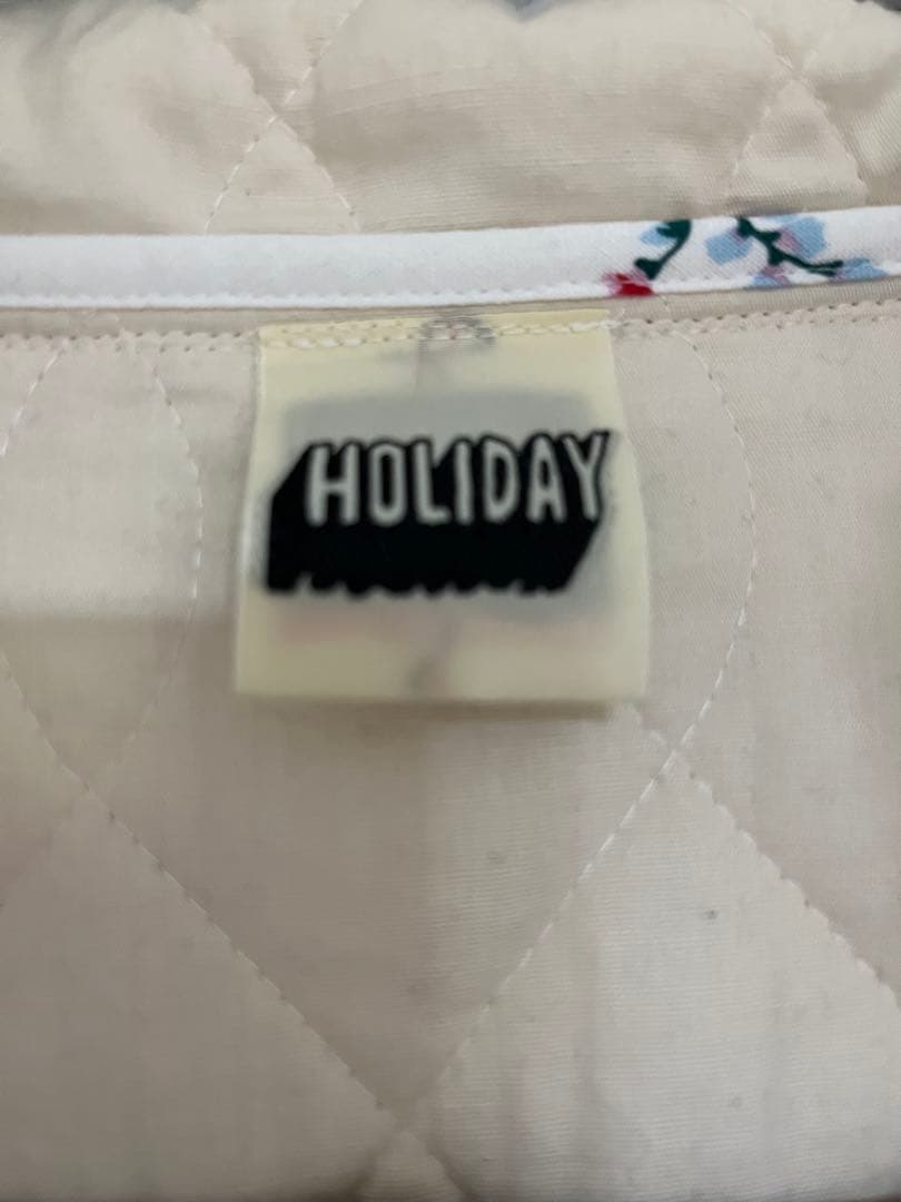 NamotaHOLIDAY フラワーキルティングアノラックベビードレス