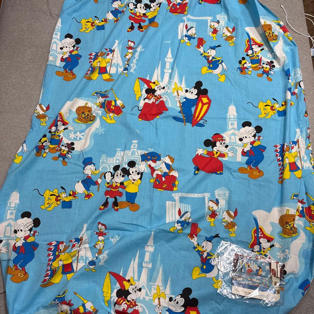 新品未使用ミッキーミニービンテージシーツデッドストック