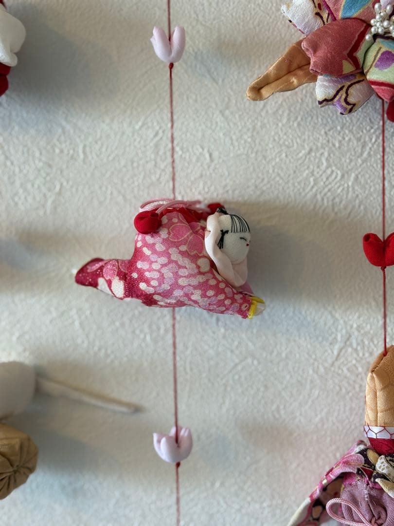 可愛いつるし雛No.191 壁掛けタイプ・ひな祭り・桃の節句・さげもんつるし飾り