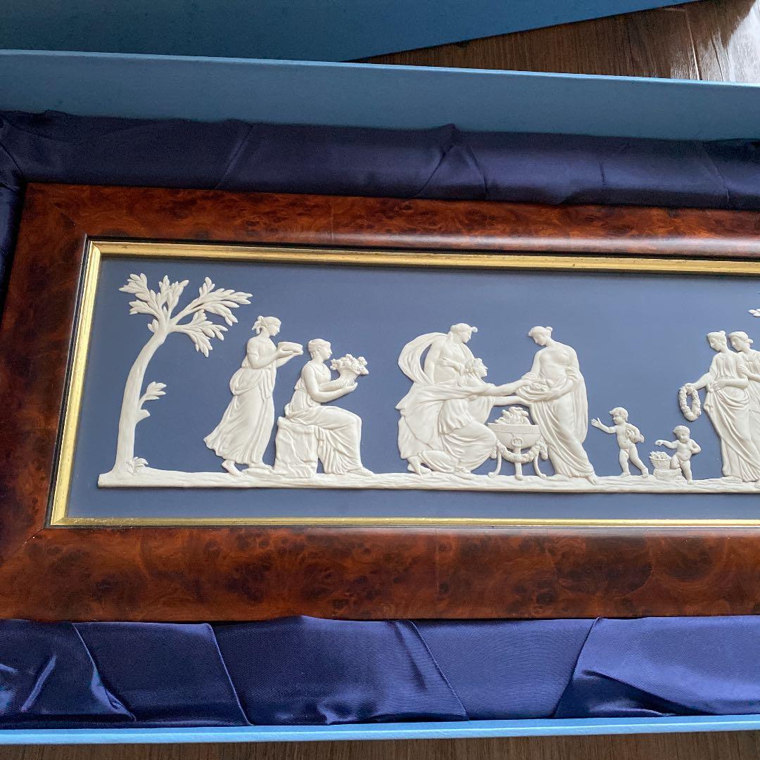 世界限定200枚　ウェッジウッド　ジャスパー　レリーフ額