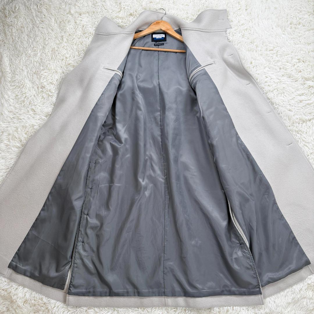 総丈130cm メゾンスペシャル マルチファブリック スタンドカラーコート