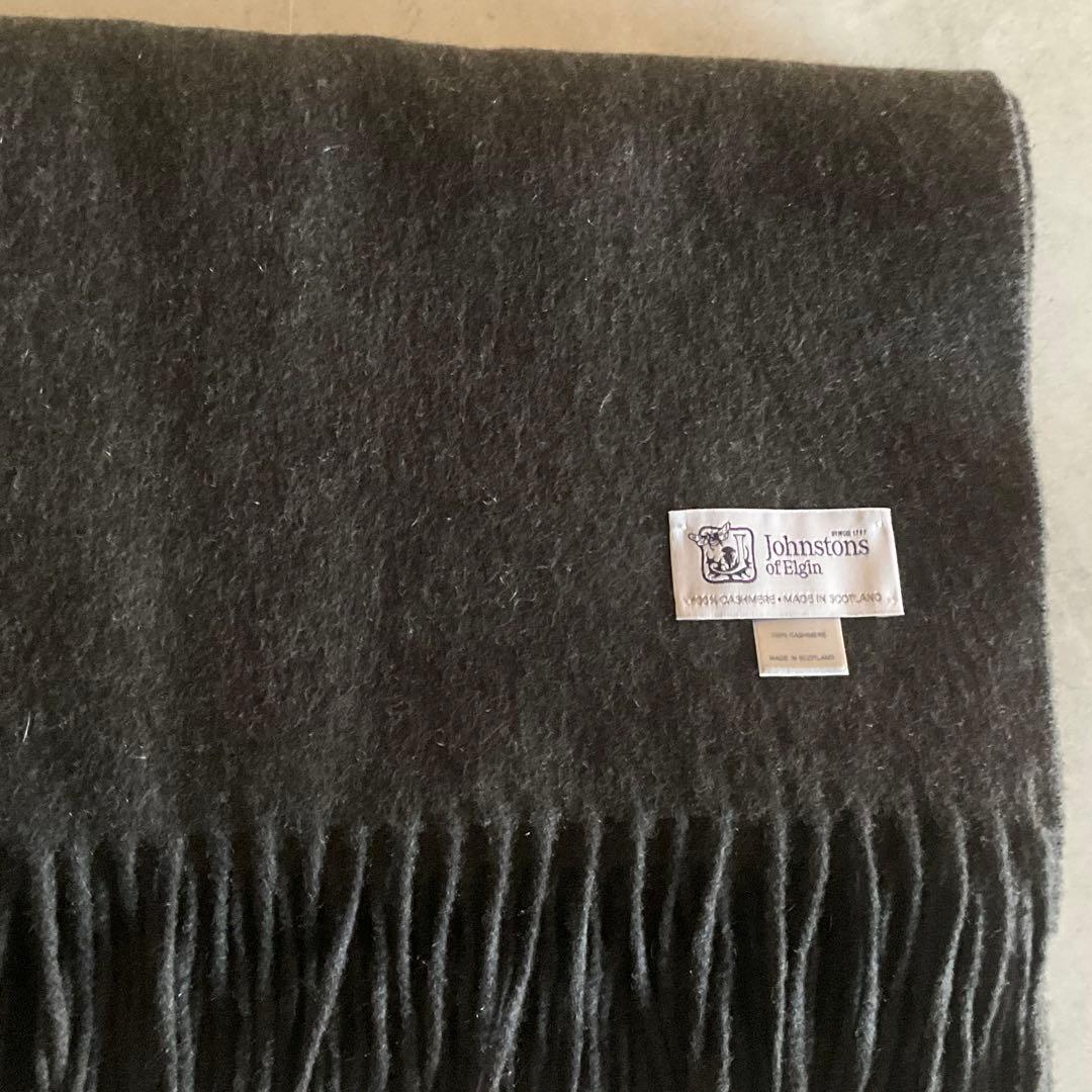極美品　Johnstons カシミヤ大判ストール　クリーニング済み