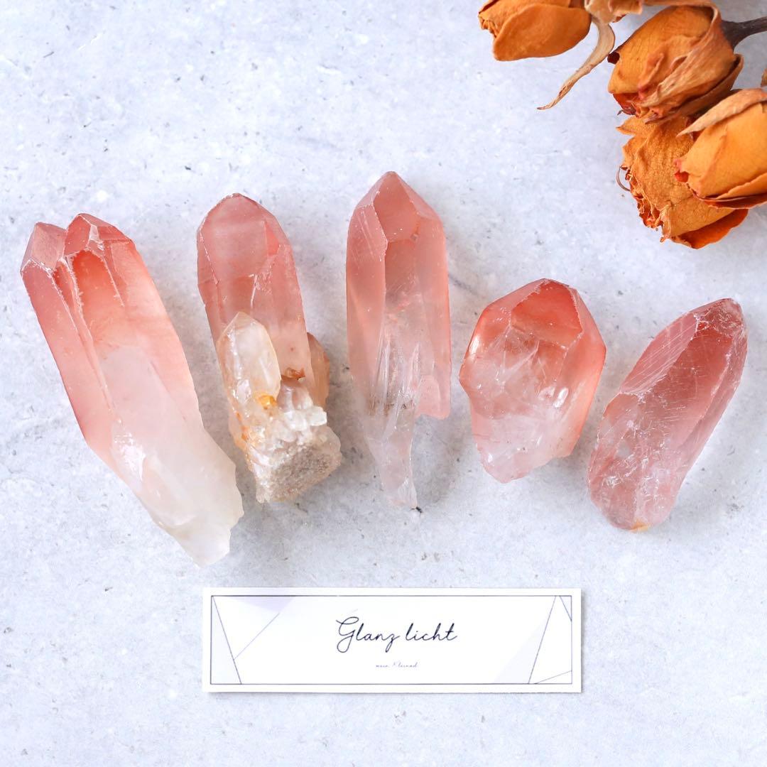 ディープピンクレムリアンシード ディアマンティーナ産 天然石 水晶 鉱物 一点物