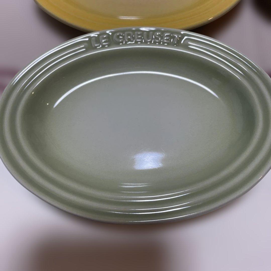 《新品》LE CREUSET ミニオーバルプレート 10枚セット