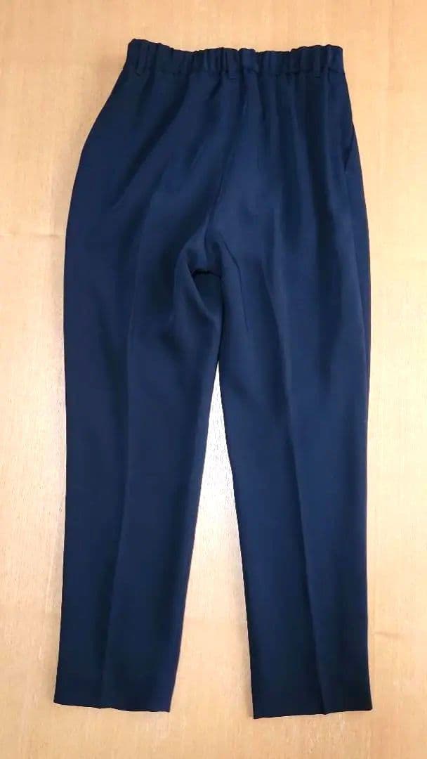 INDIVI インディヴィパンツスーツ ネイビー ノーカラー 38サイズ