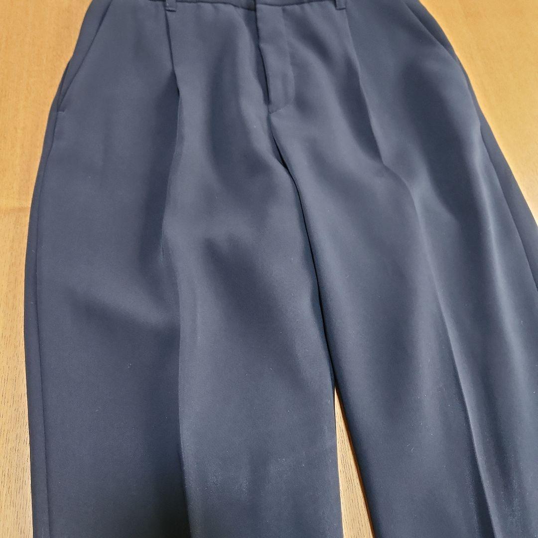 INDIVI インディヴィパンツスーツ ネイビー ノーカラー 38サイズ