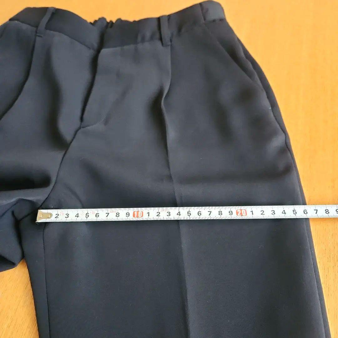 INDIVI インディヴィパンツスーツ ネイビー ノーカラー 38サイズ