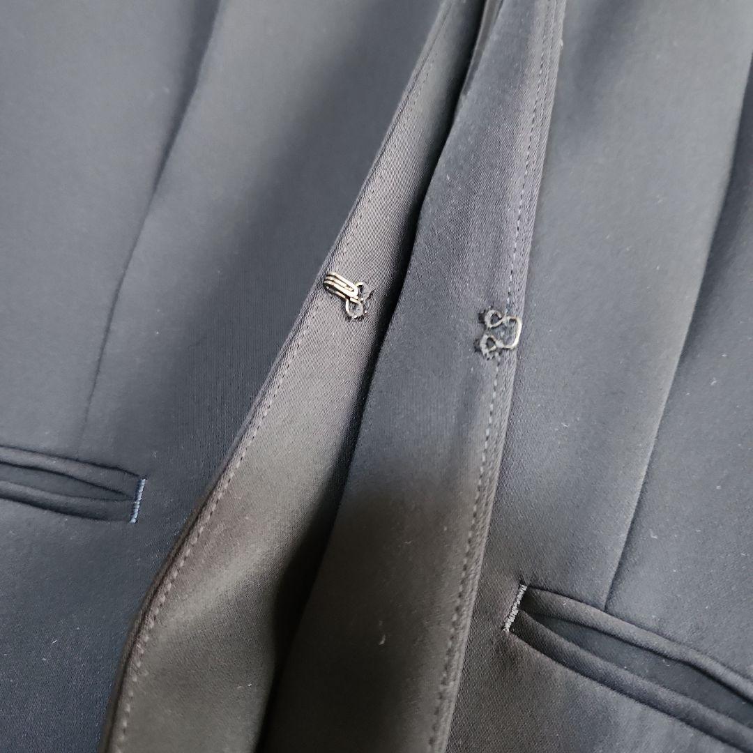 INDIVI インディヴィパンツスーツ ネイビー ノーカラー 38サイズ