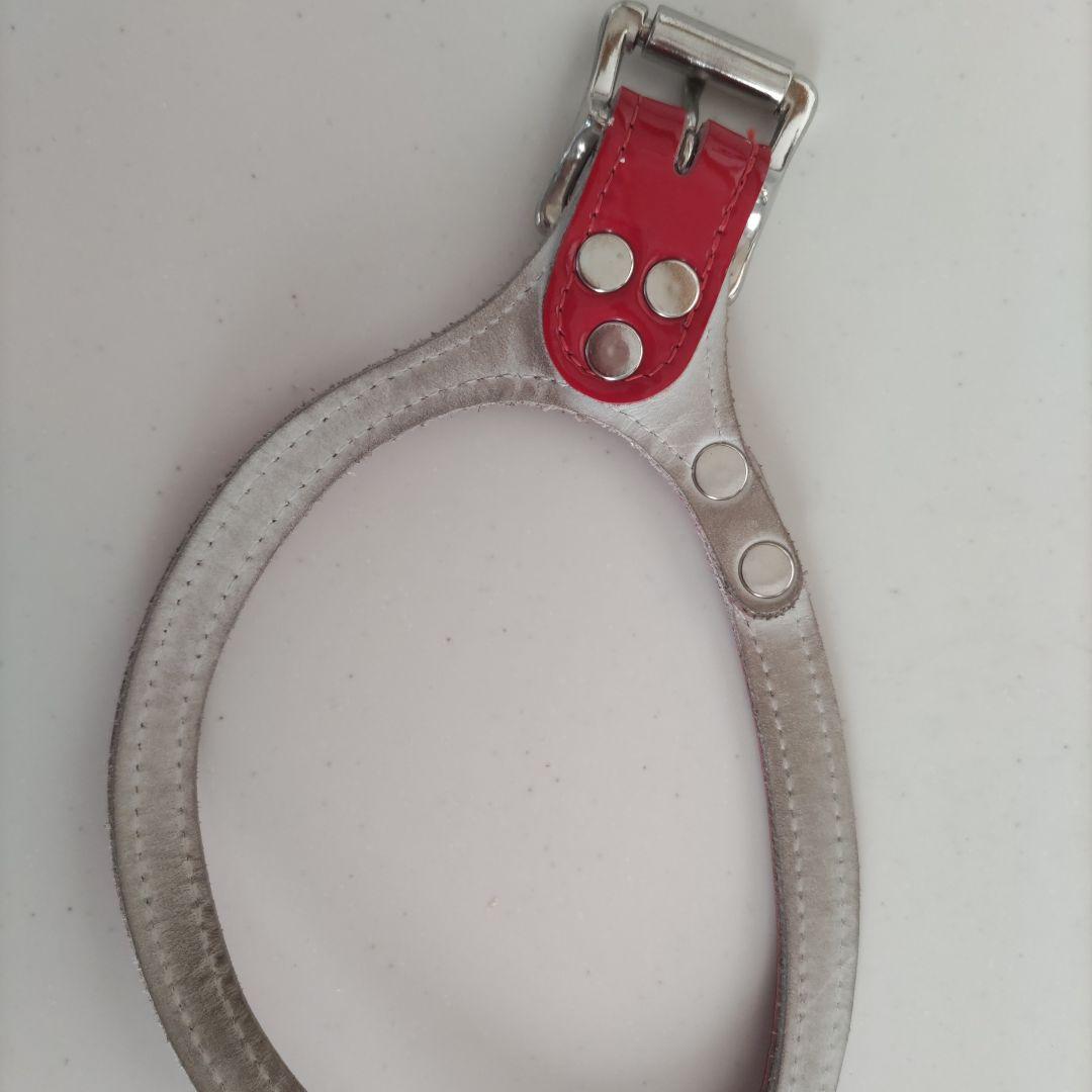 バディ－ベルト ハ－ネスBBベルト ６号エナメルレッド！ スワロフスキー付き