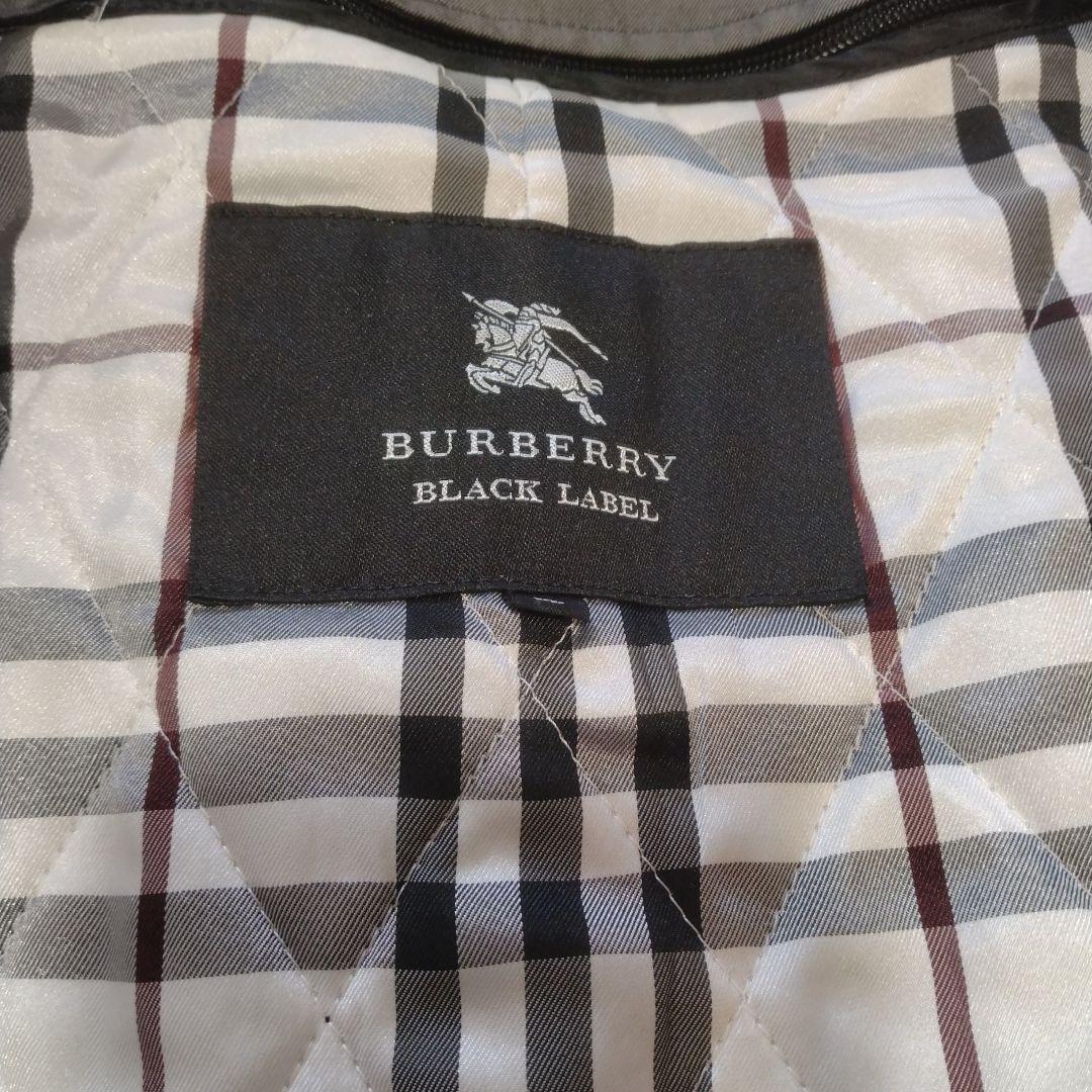 極美品 バーバリー ブラックレーベル ライナー ベルト付 トレンチコート XL