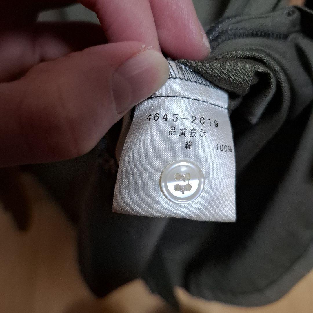 ヴィヴィアンウエストウッドマン　リボン　長袖シャツ　グリーン　44　フリルシャツ