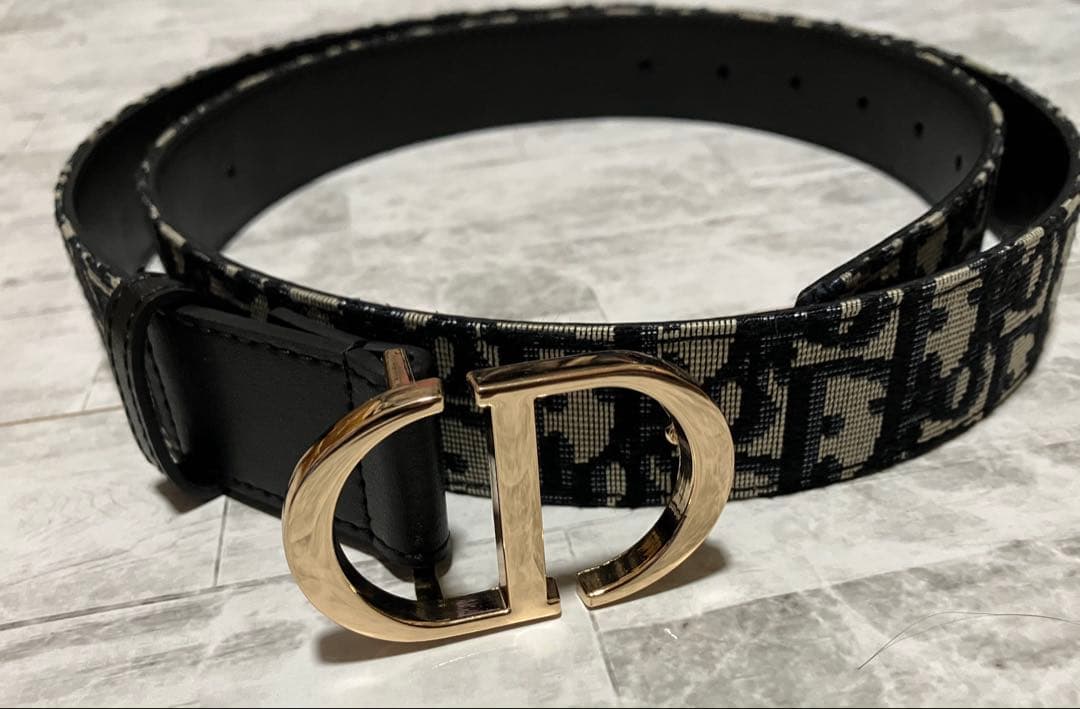 dior ベルト　CD モノグラム　リバーシブル