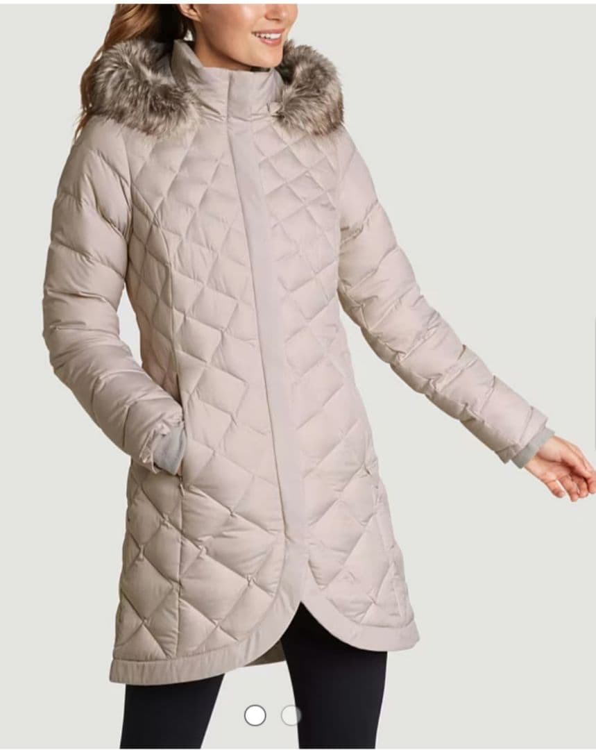 美品 Eddie Bauer ダウンコート650FP 日本Mサイズ(海外S)