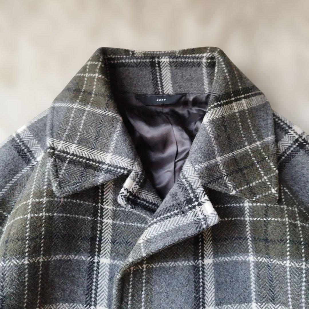 極美品✨イーヴォ ラグランスリーブバルカラーコート イタリア製 S相当