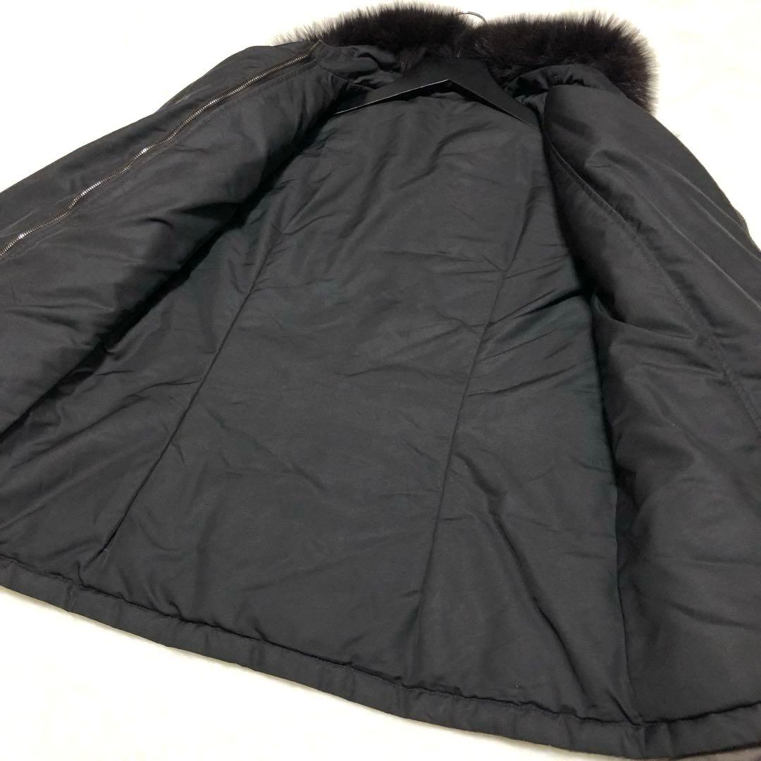 未使用級　エスマックスマーラ　ダウンジャケット　リバーシブル　ダークモカ✨