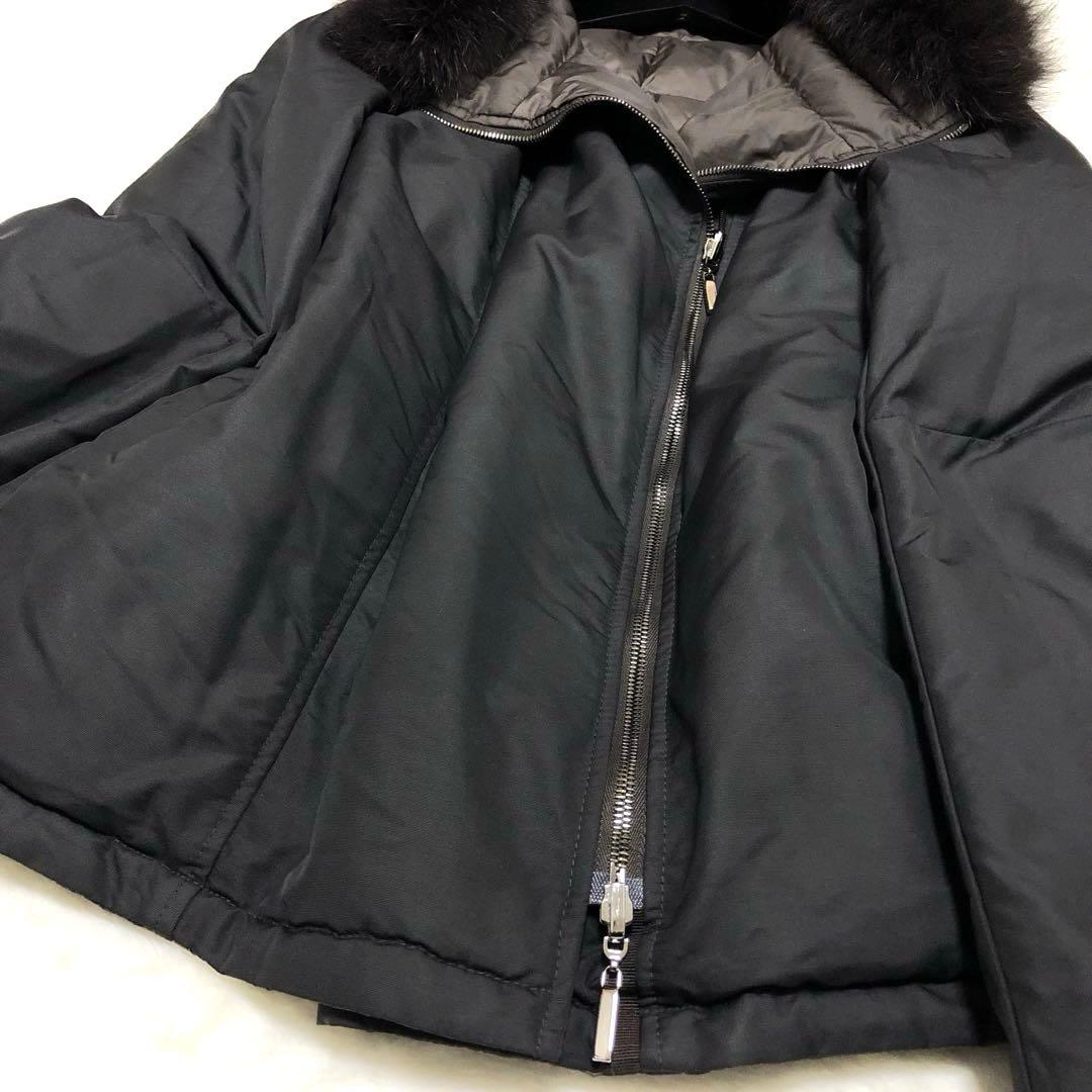 未使用級　エスマックスマーラ　ダウンジャケット　リバーシブル　ダークモカ✨