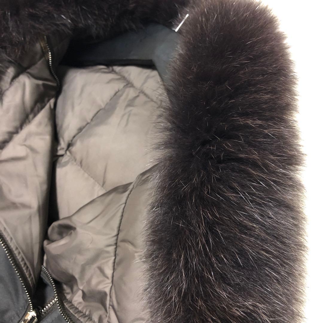 未使用級　エスマックスマーラ　ダウンジャケット　リバーシブル　ダークモカ✨