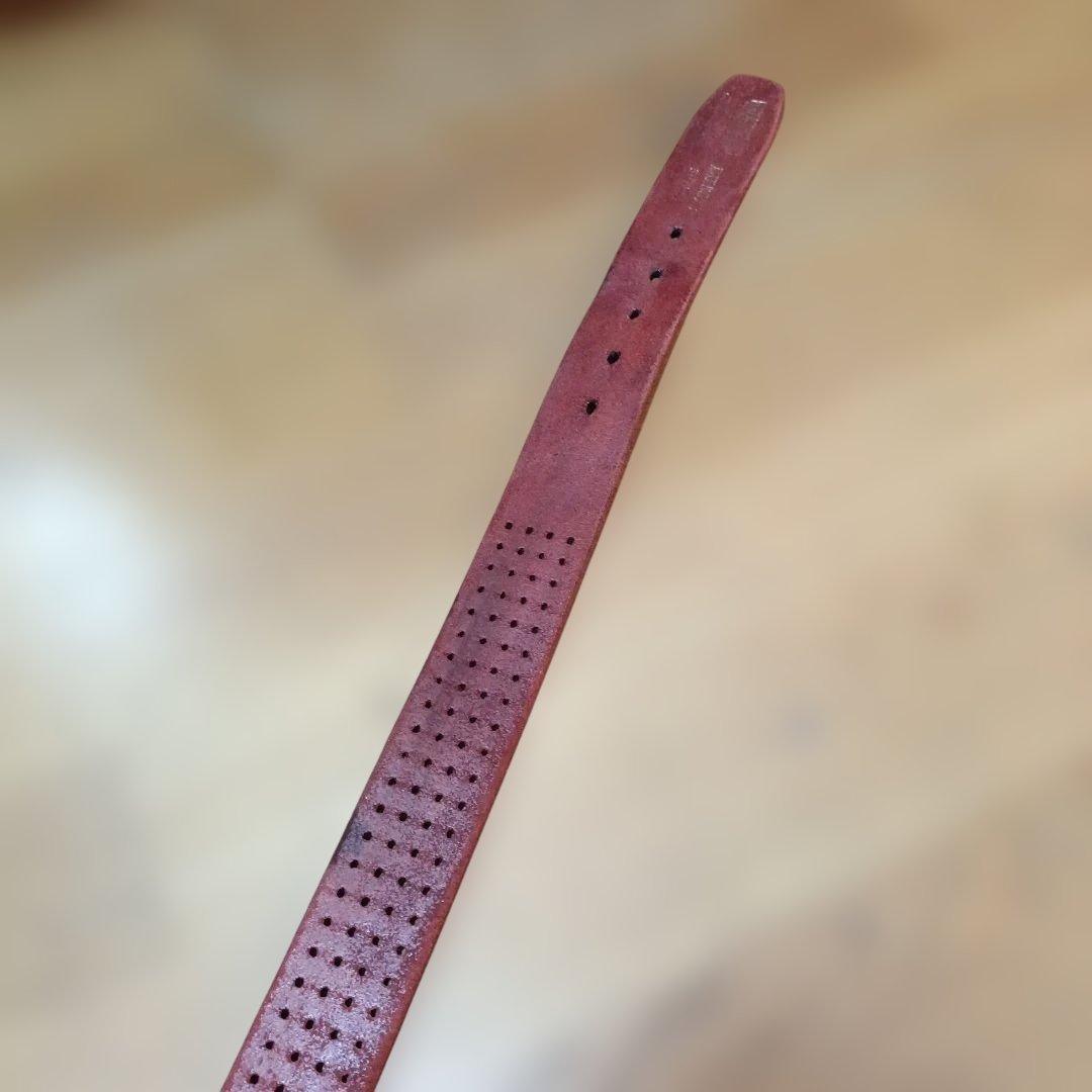 VINTAGE WORKS レザー ベルト レッド