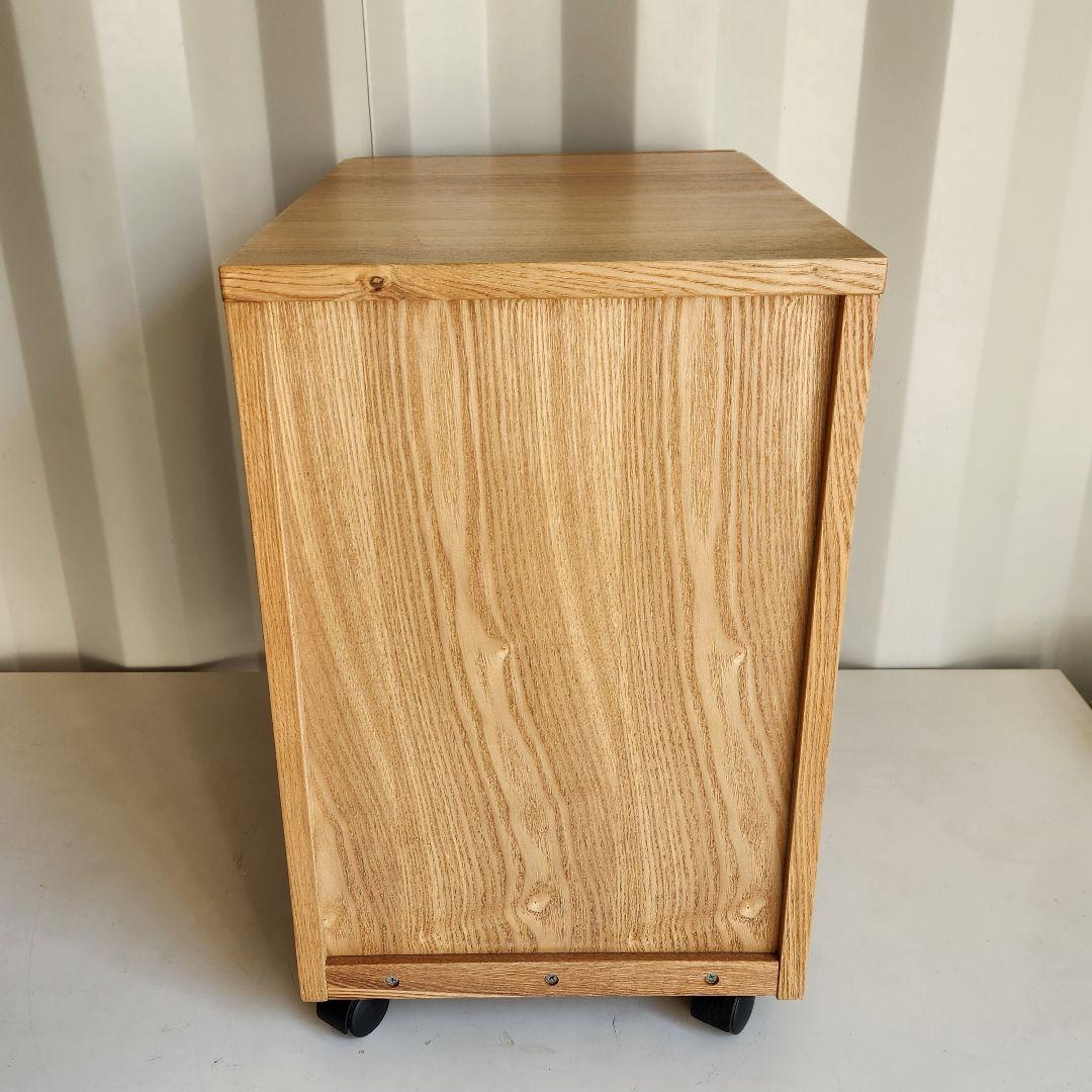 廃盤モデル　無印良品 木製 デスクキャビネット タモ材　➁