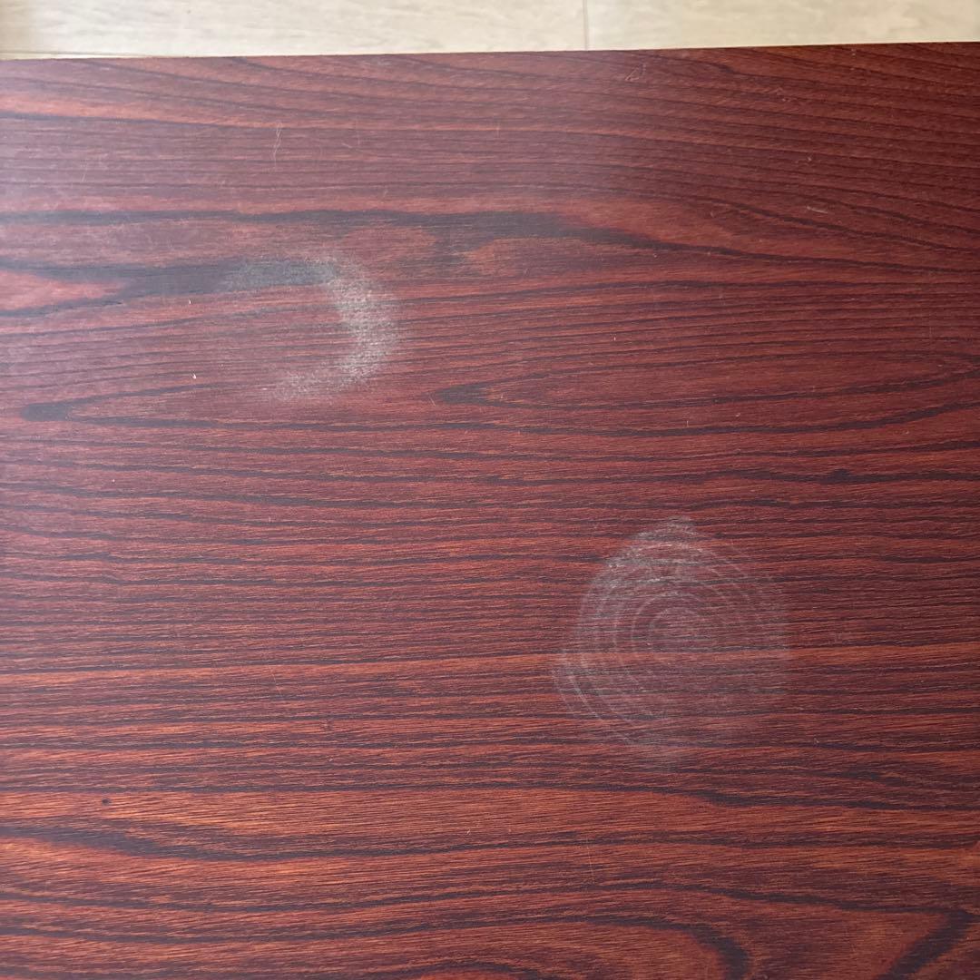 【送料込】昭和レトロ　ダークブラウン 木製座卓 アンティーク