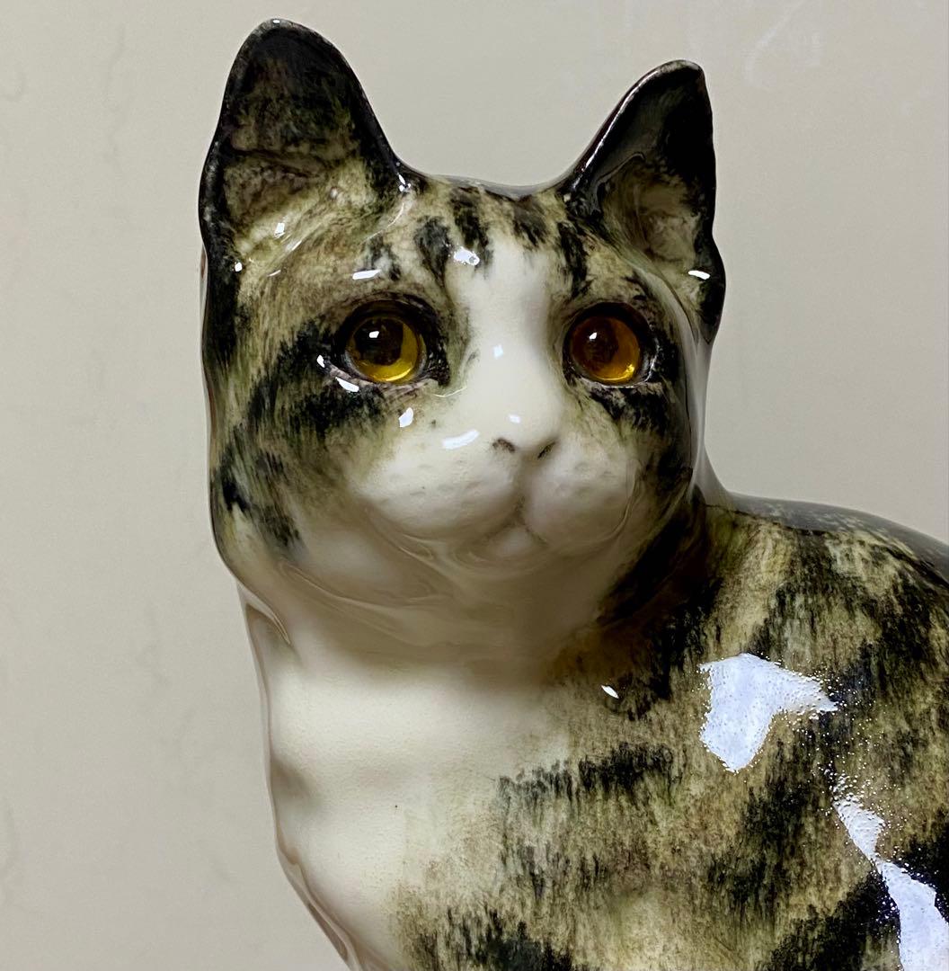 モデルNo.22 ウィンスタンレイキャット　初期作品　見返り猫　貫入無し❣️