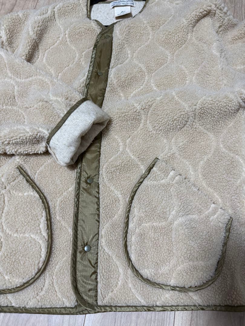 REMI RELIEF スナップ ボア フリース カーディガン ジャケット