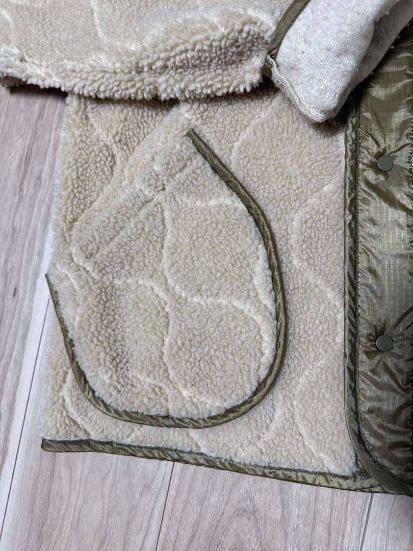 REMI RELIEF スナップ ボア フリース カーディガン ジャケット