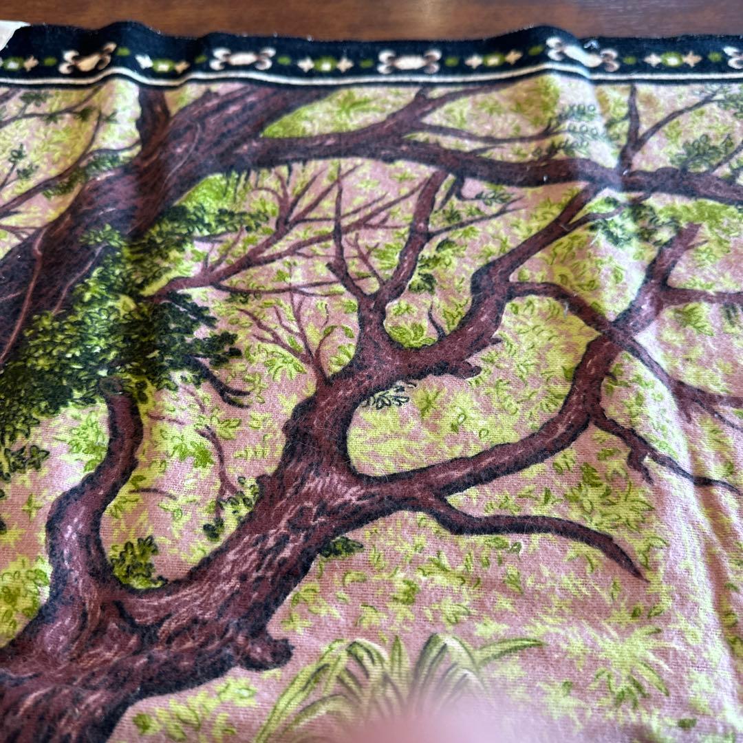 70's ☆ユニコーン☆ フェルトタペストリーコットン100 Turkey 美品