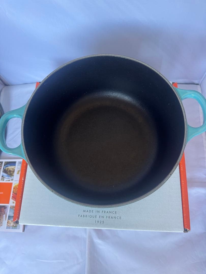 LE CREUSET ル・クルーゼ　ココットロンド　ターコイズ 20センチ