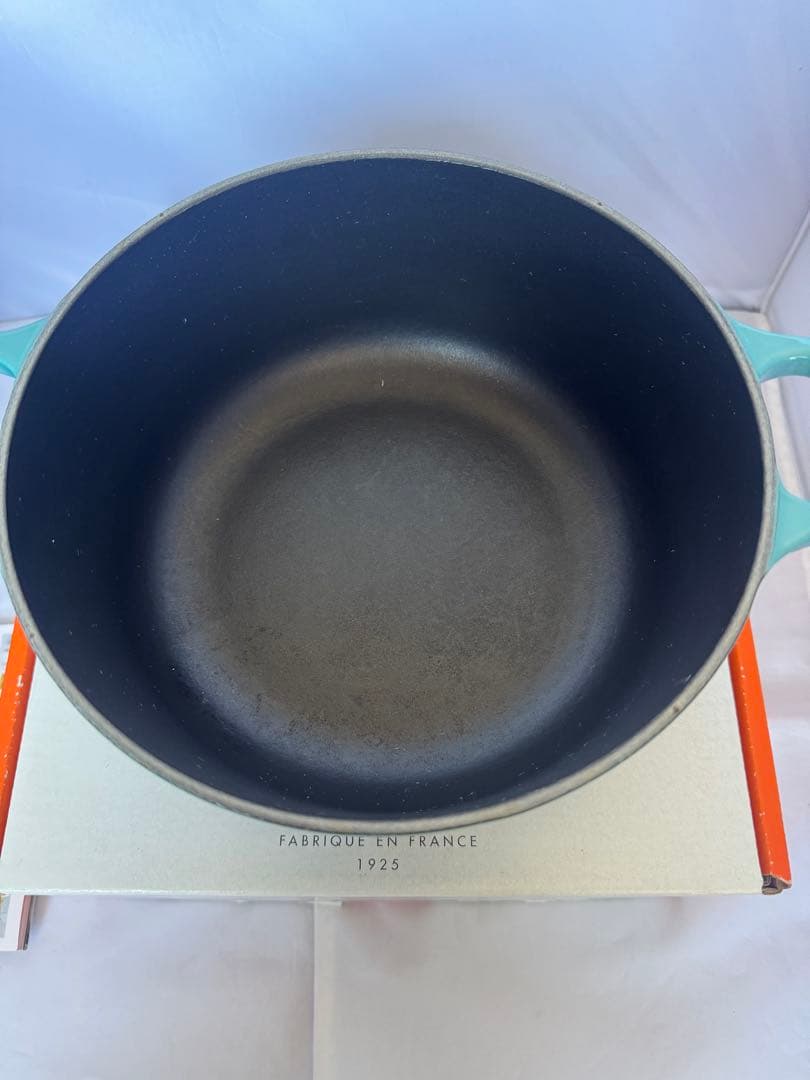 LE CREUSET ル・クルーゼ　ココットロンド　ターコイズ 20センチ