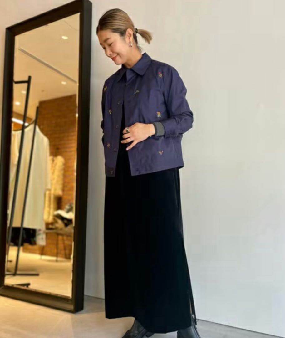 CABaN コットンエンブロイダリーブルゾン